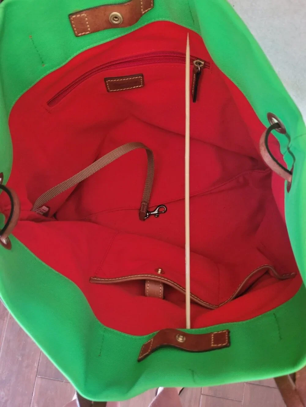 Dooney & Bourke Nylon Bailey Tote Apple Green